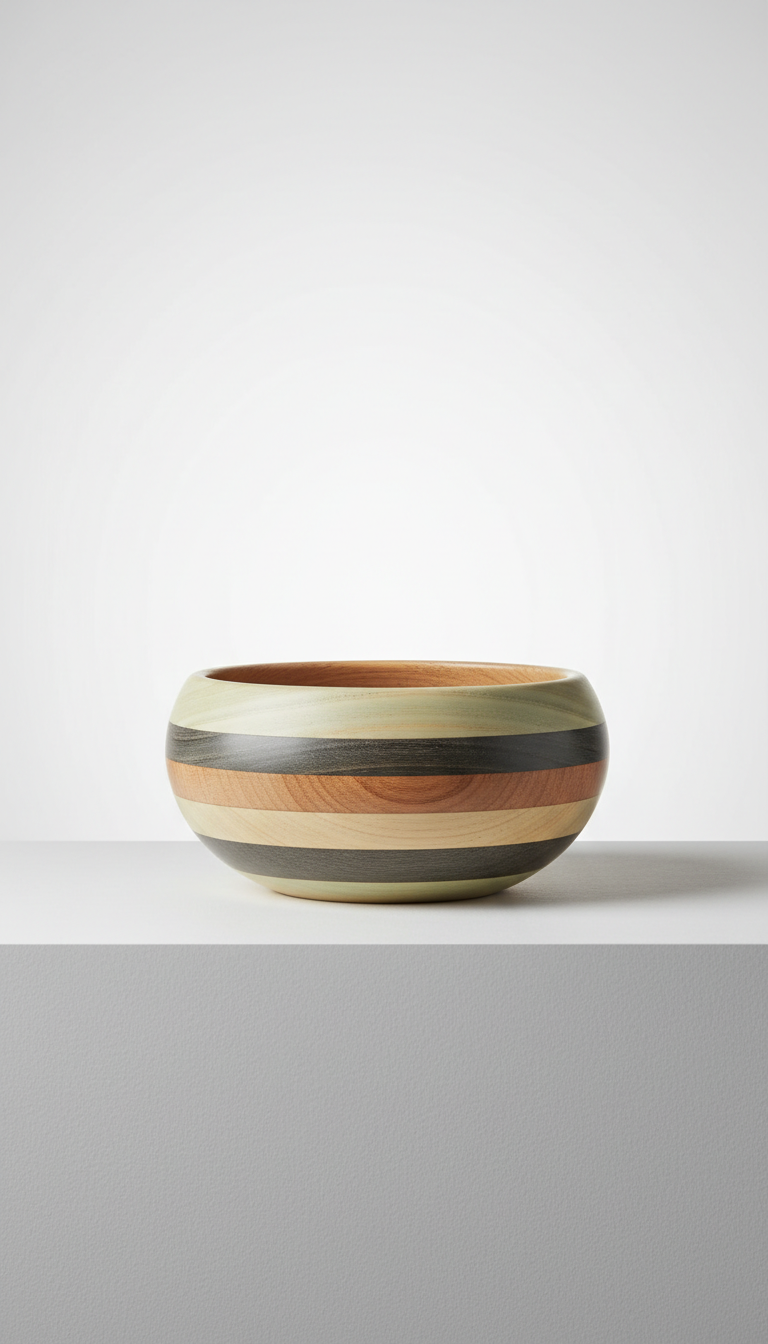 Hardwood Sculpture Accent Form