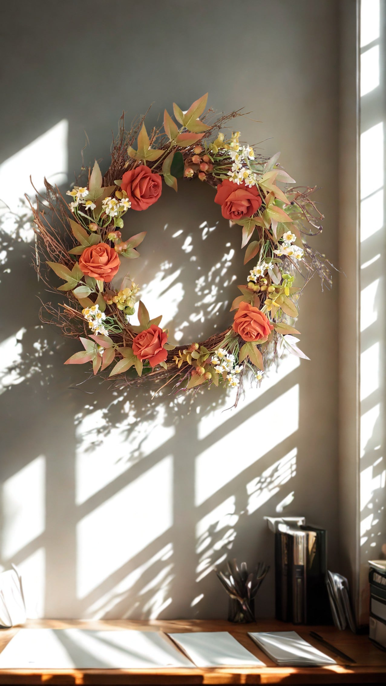 GRFD-101 12-Inch Fall Wreath
