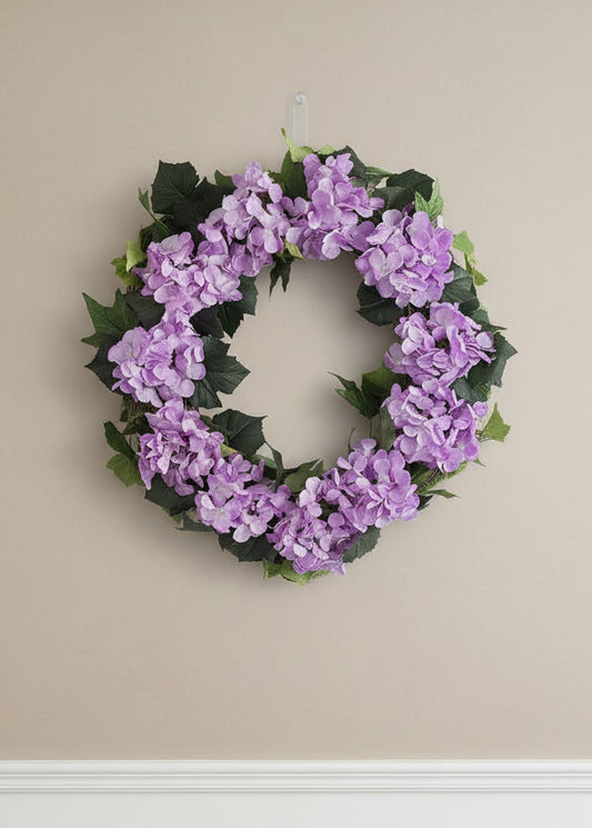 GRFD-108 22-Inch Hydrangea Wreath