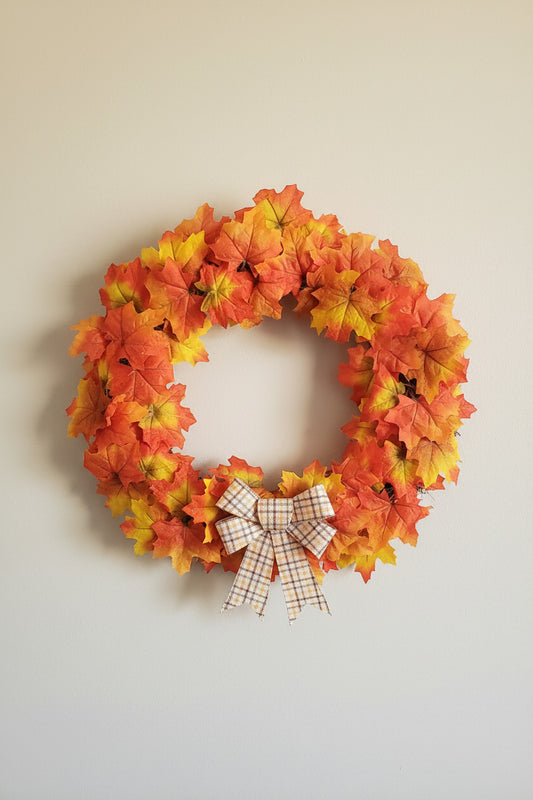 GRFD-115 14-Inch Slim-Line Harvest Wreath