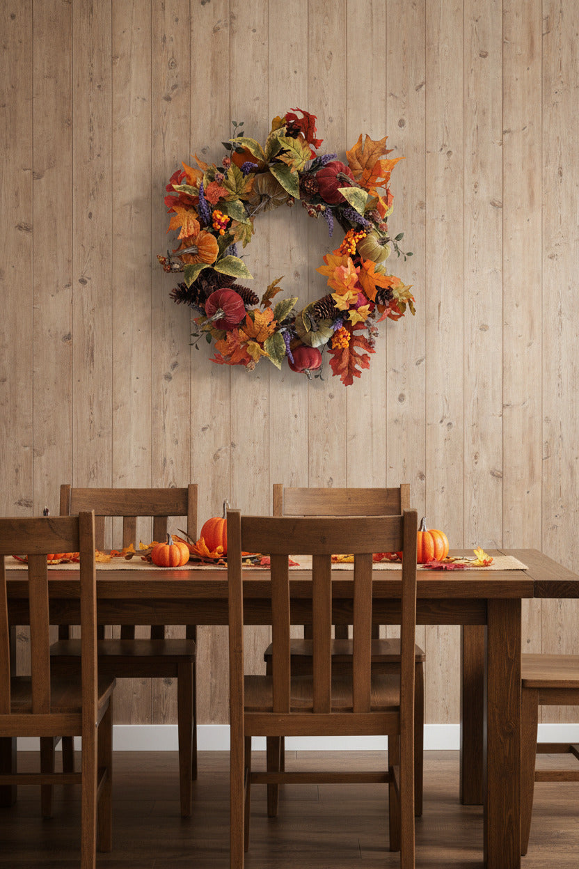 GRFD-117 18-Inch Harvest Wreath