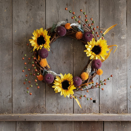 CFW-104 12-inch Custom Fall Wreath