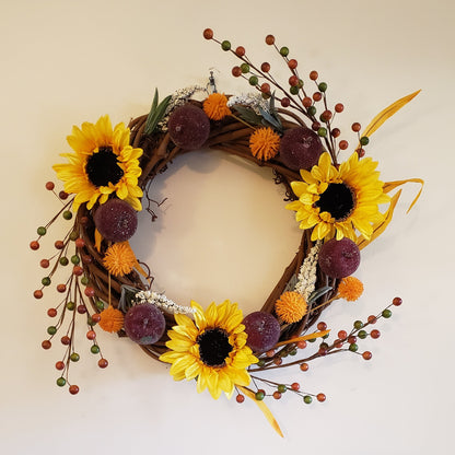 CFW-104 12-inch Custom Fall Wreath