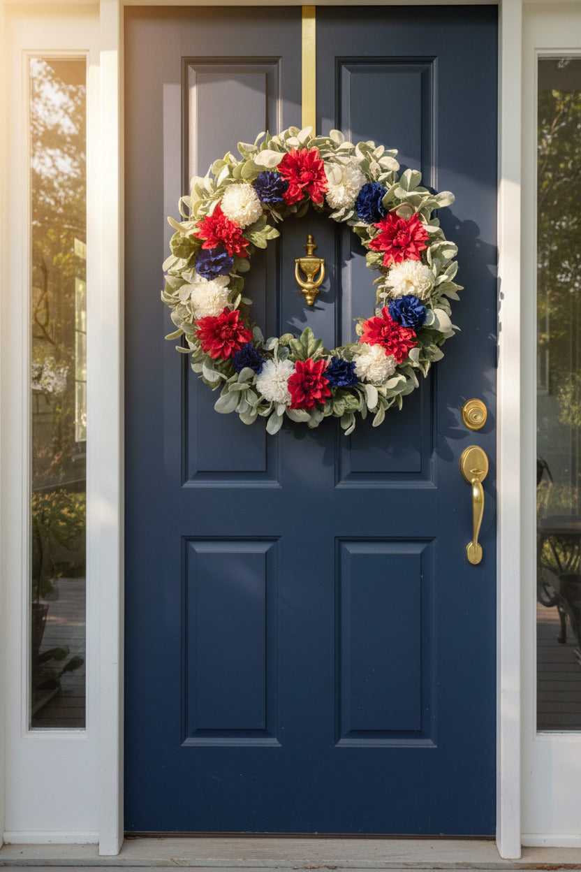 GRFD-122  18-Inch American Heritage Wreath