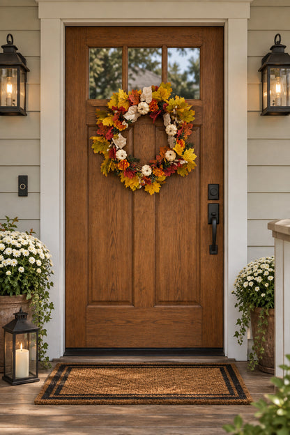 GRFD 112  16-Inch Early Autumn Wreath