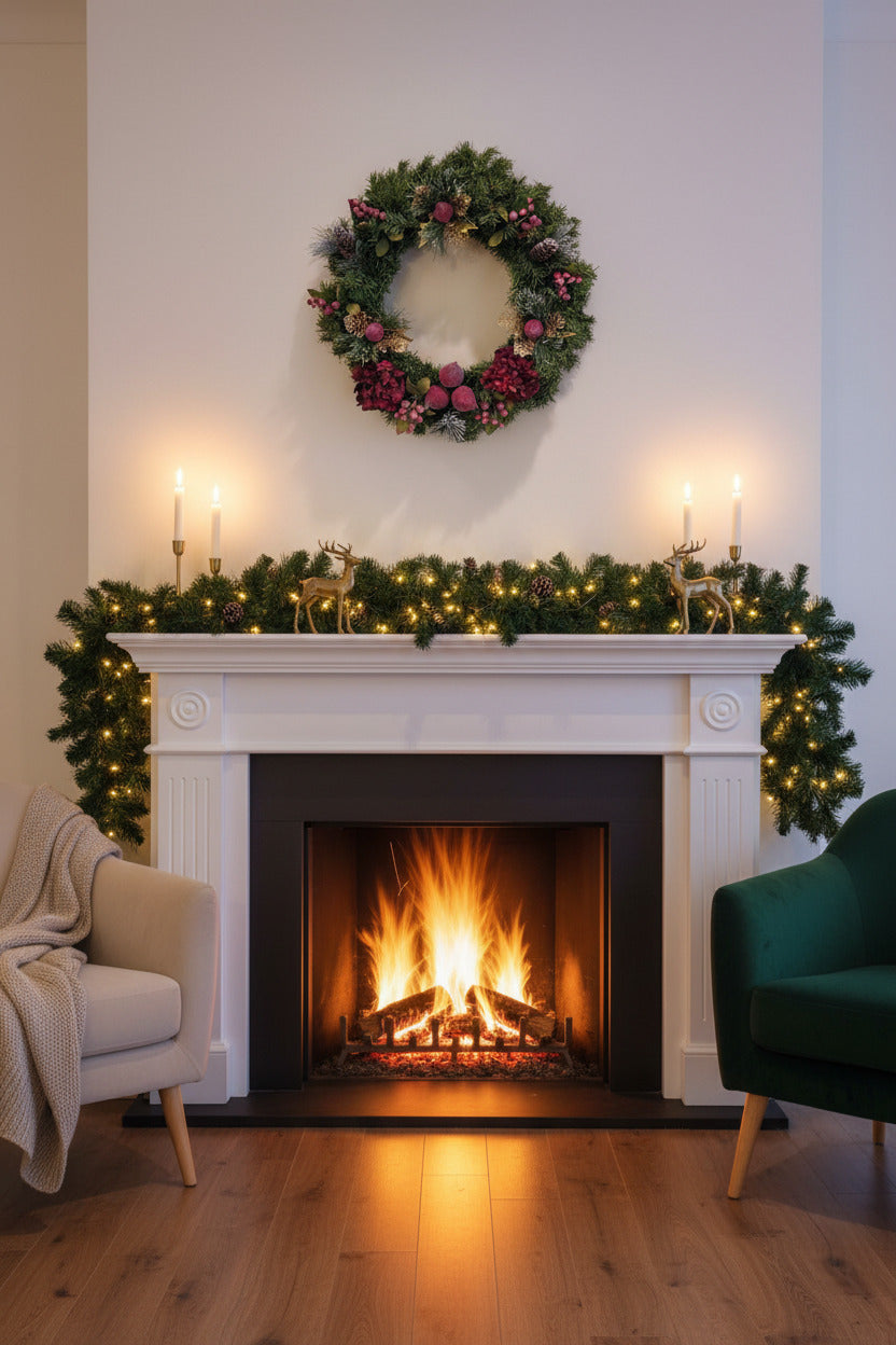 GRFD-118  Old World Style Christmas Wreath