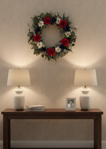 GRFD-121 24-Inch Americana Wreath