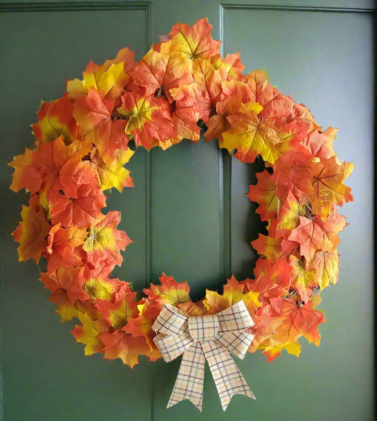 GRFD115 – 14-Inch Slim-Line Harvest Wreath