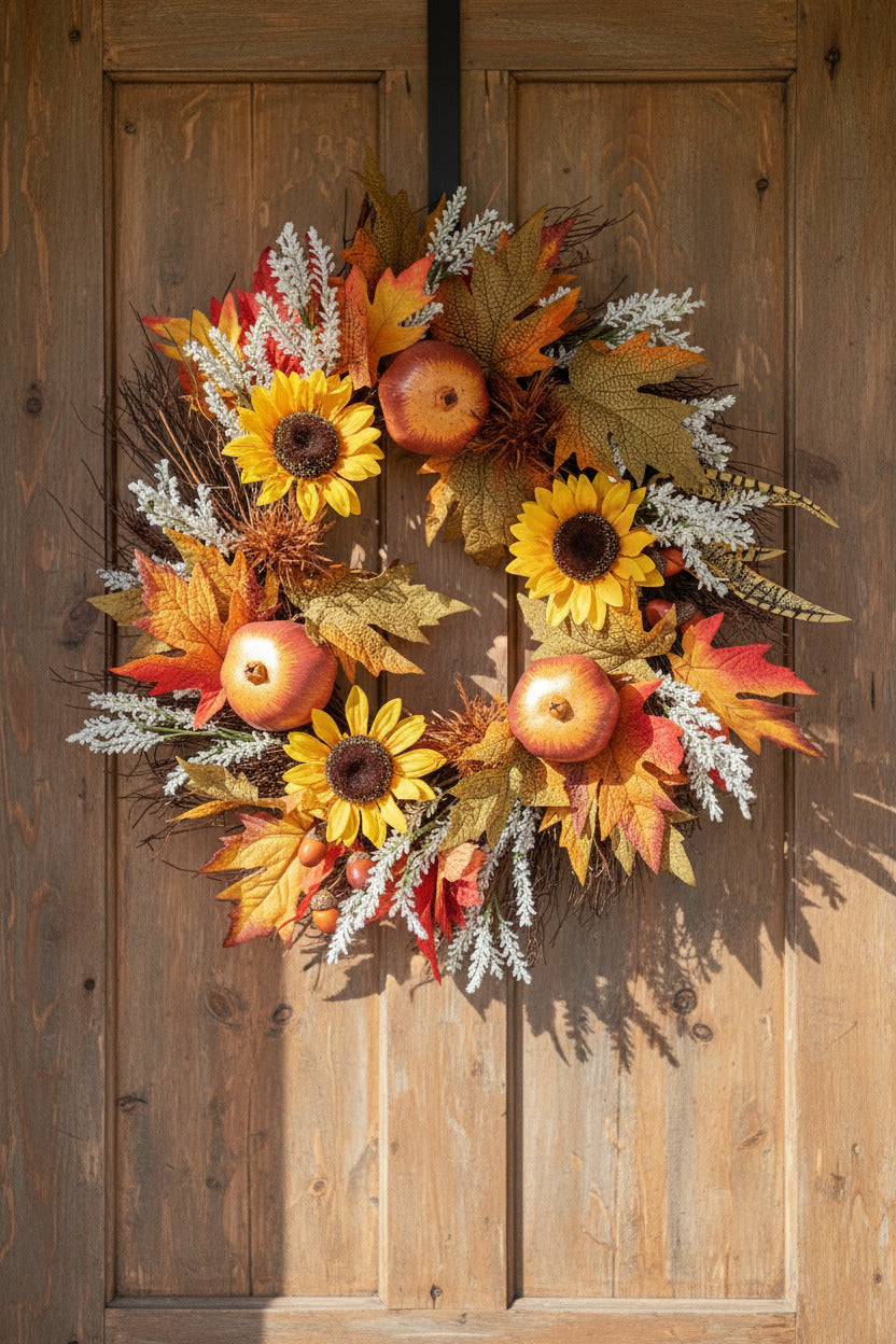 GRFD-116  18-Inch Harvest Wreath