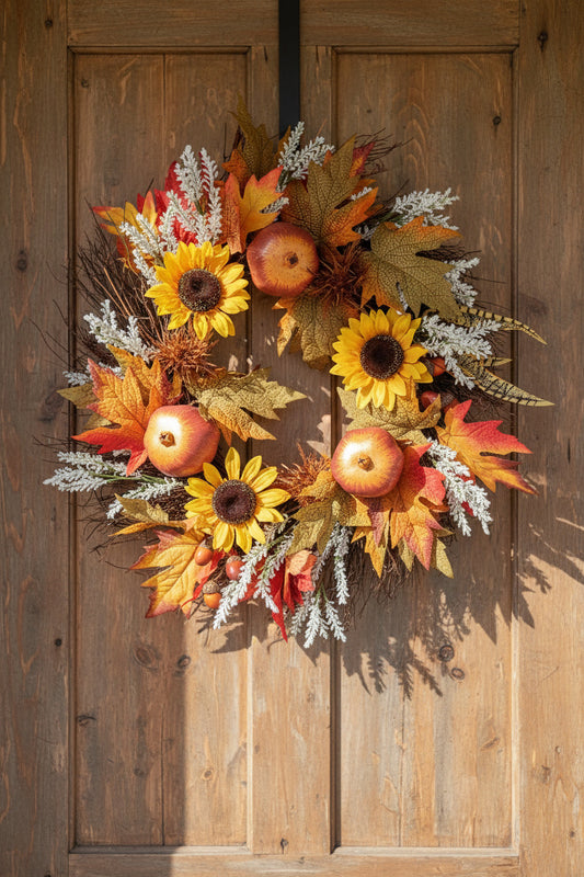 GRFD-116  18-Inch Harvest Wreath