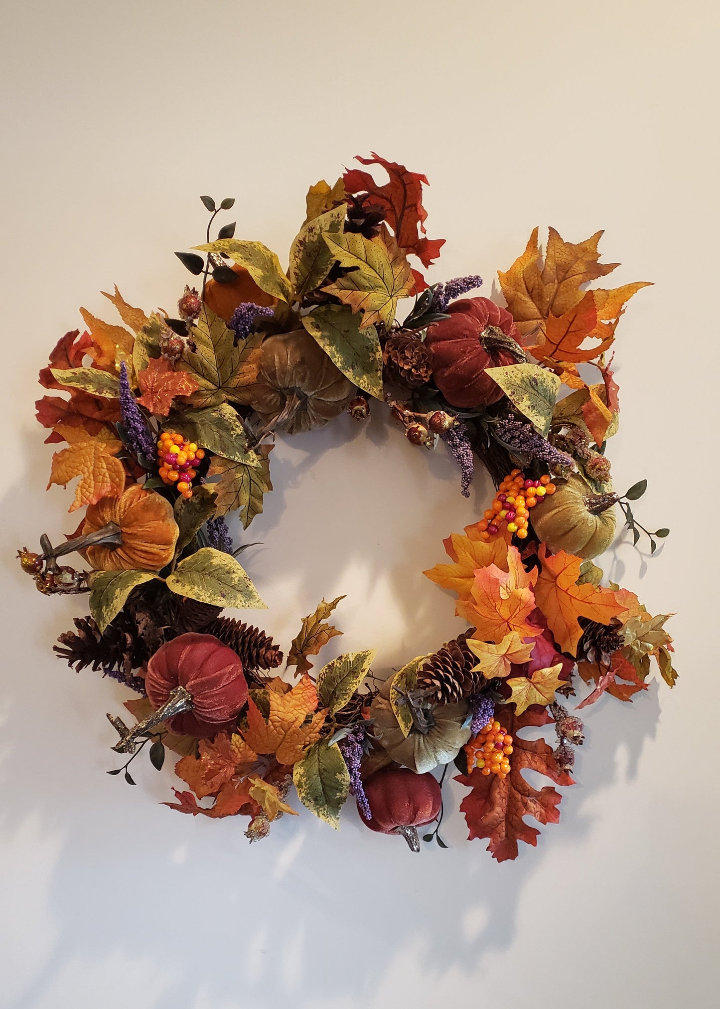 GRFD-117 18-Inch Harvest Wreath