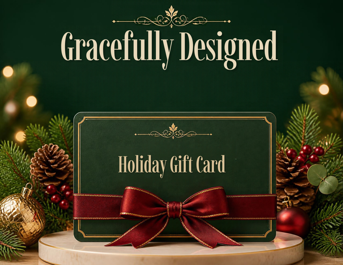 Gracefully Designed Holiday Gift Card