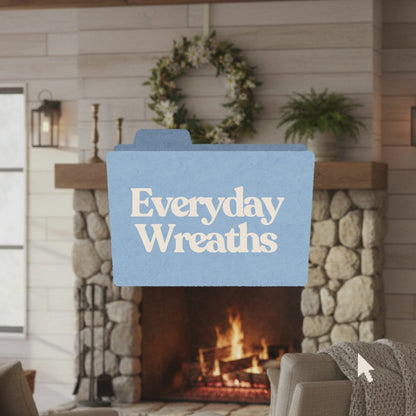 GRFD-111  18-Inch Hydrangea and Magnolia Wreath