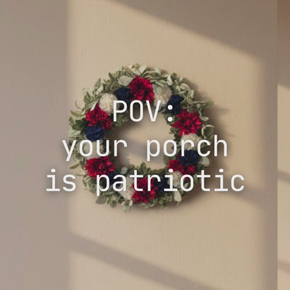 GRFD-121 24-Inch Americana Wreath